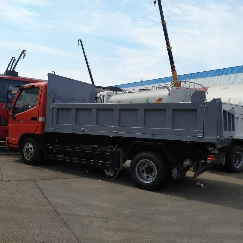 Foton LHD/RHD 4x2 mini tipper truck 3 Ton Light dump truck for sale