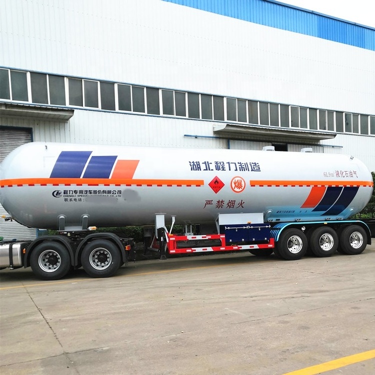 40cbm 50cbm 60cbm lpg gas propane storage tank transport semi trailer price for sale