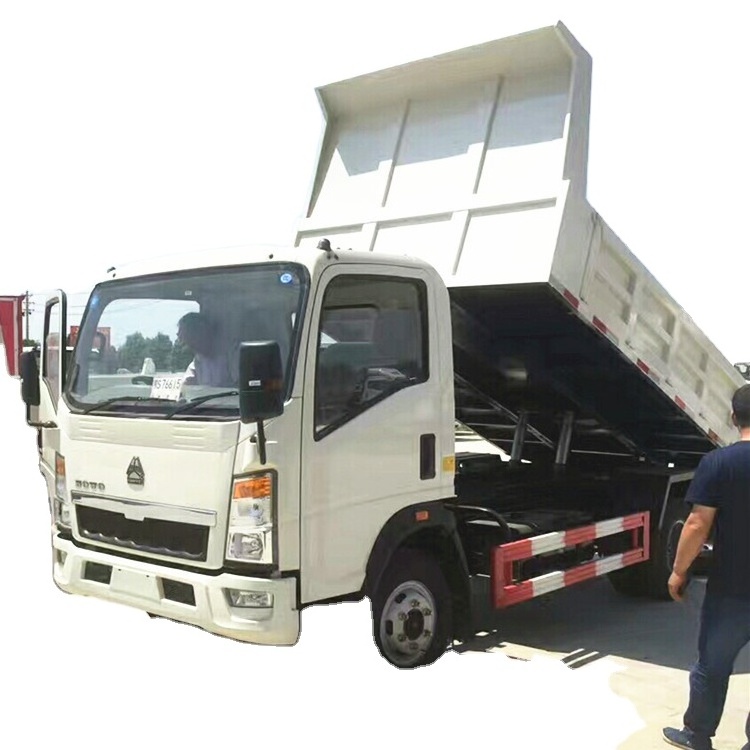 Right hand drive 4x2 5ton howo dump truck price