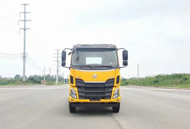 Dongfeng platform wrecker truck 4x2 tow truck flat bed with crane