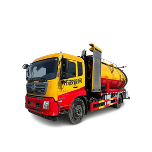 Dongfeng Tianjin Vacuum Sewage Suction Truck 4x2 new septic tank vacuum sewage suction truck