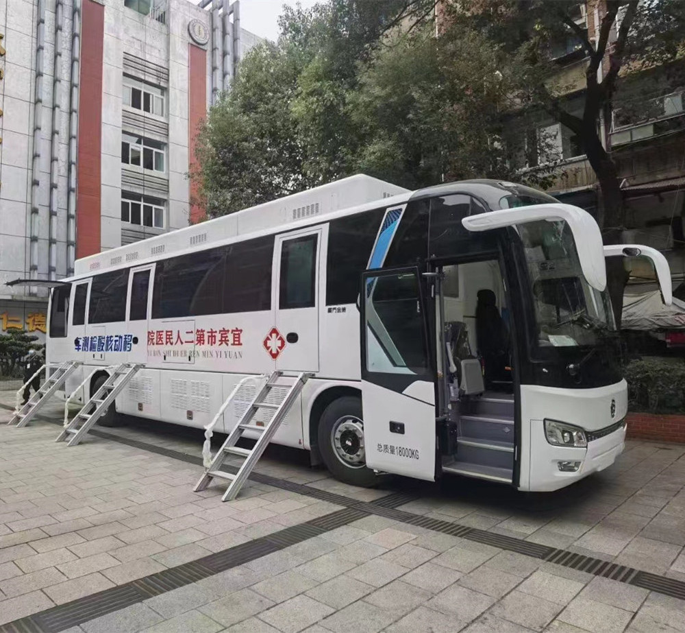 Big Type Mobile Nucleic Acid Testing Ambulance Bus Hospital Manual Honey Press Machine Professional Motorcycles Manual 8 - 15m