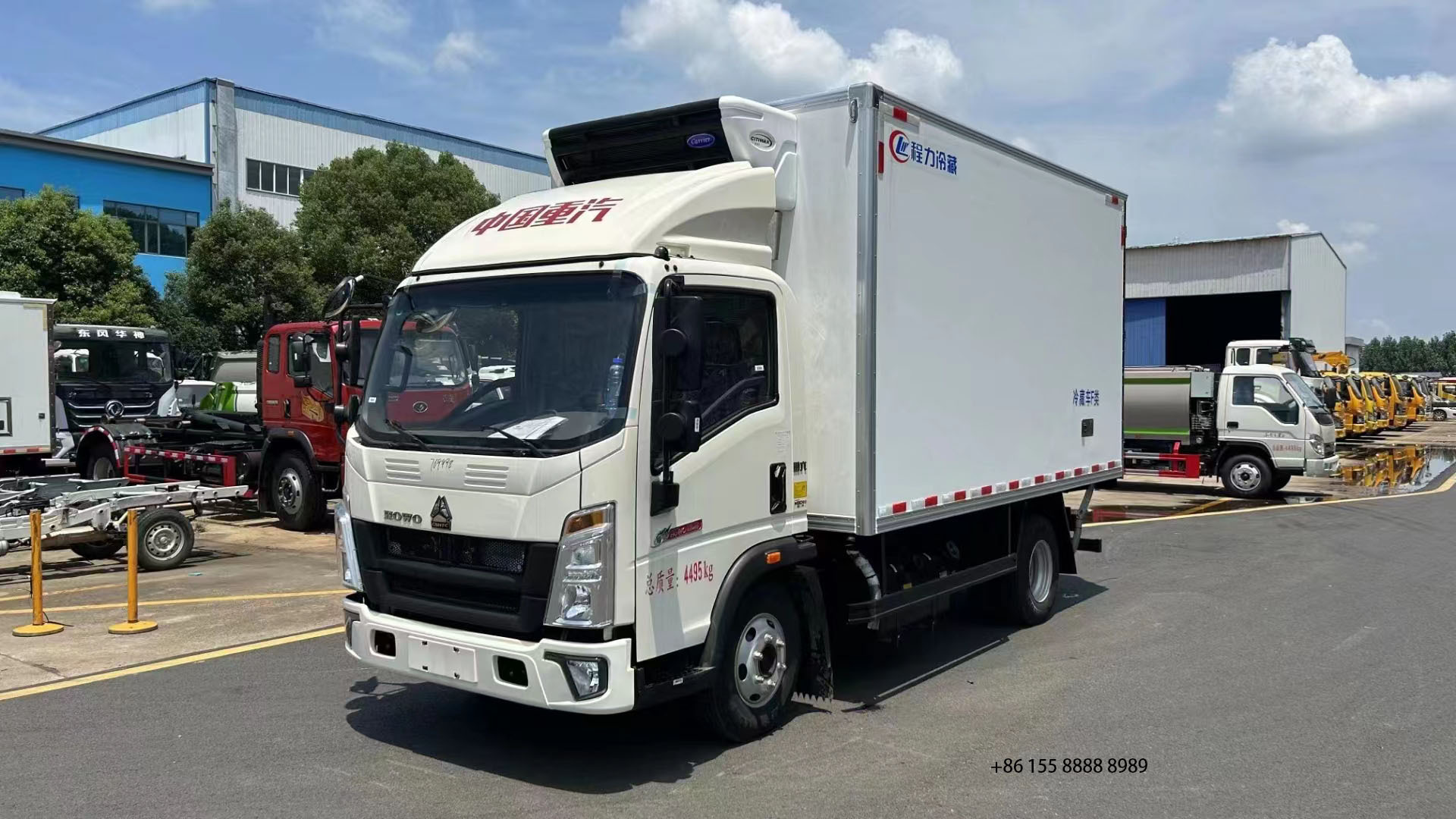 HOWO 4*2 customized version Live fish transport truck for sale