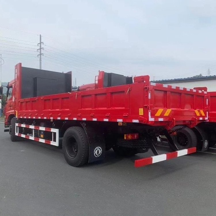 Small 4x2 bright red muck truck dumper lorry for sale