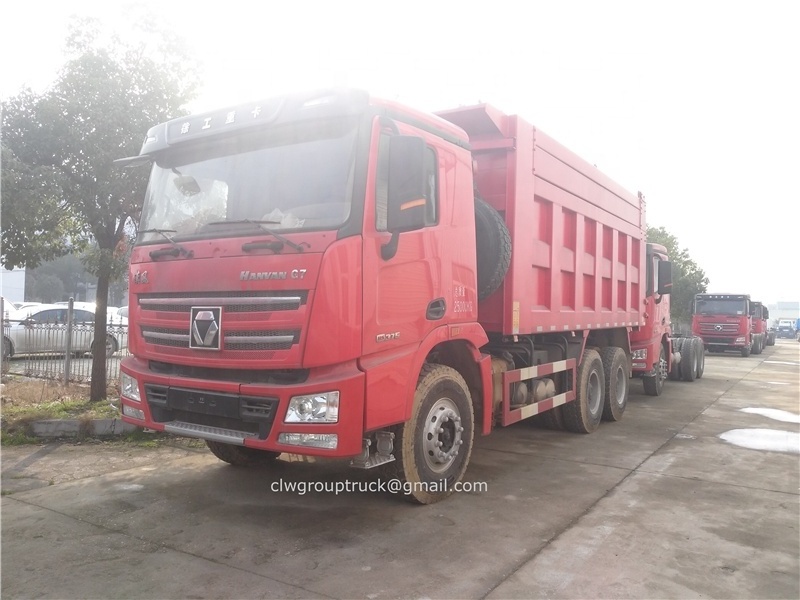 HANVAN G7 rear 8 wheel dump truck muck truck