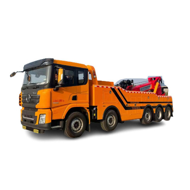 Shanqi 360 degree tow truck wrecker with 50 tons Hydraulic Winch