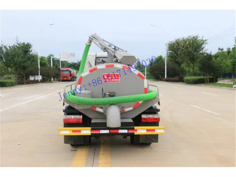 High quality JAC small capacity 2000L vacuum sewage suction truck