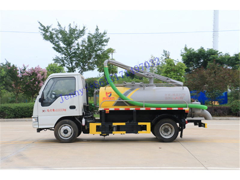 JAC 3000L Septic Fecal Suction Tank Vacuum Tanker Truck