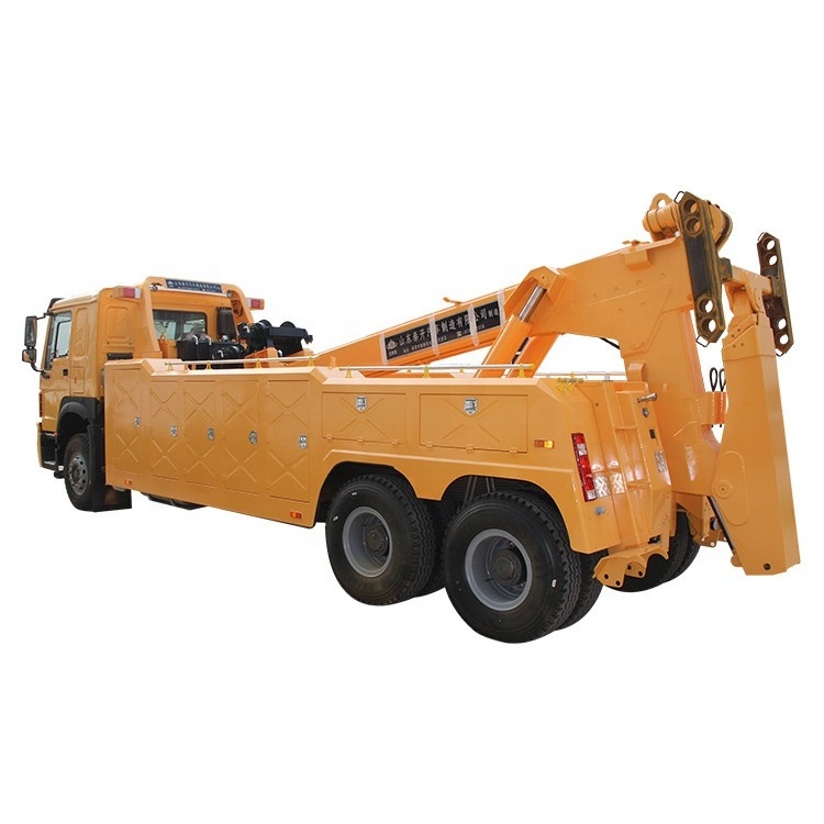 China cheap 6X4 chassis heavy duty road wrecker towing truck for sale