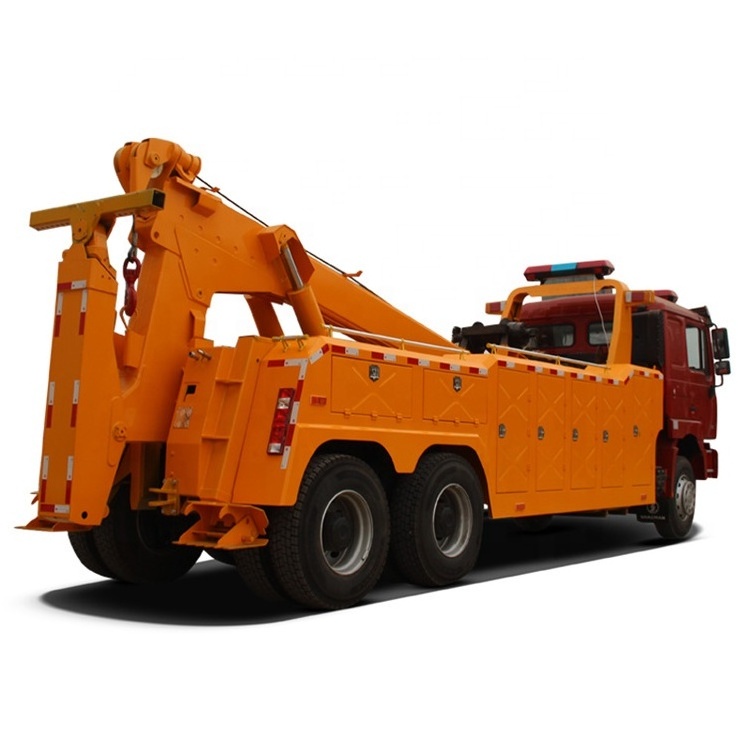 China cheap 6X4 chassis heavy duty road wrecker towing truck for sale