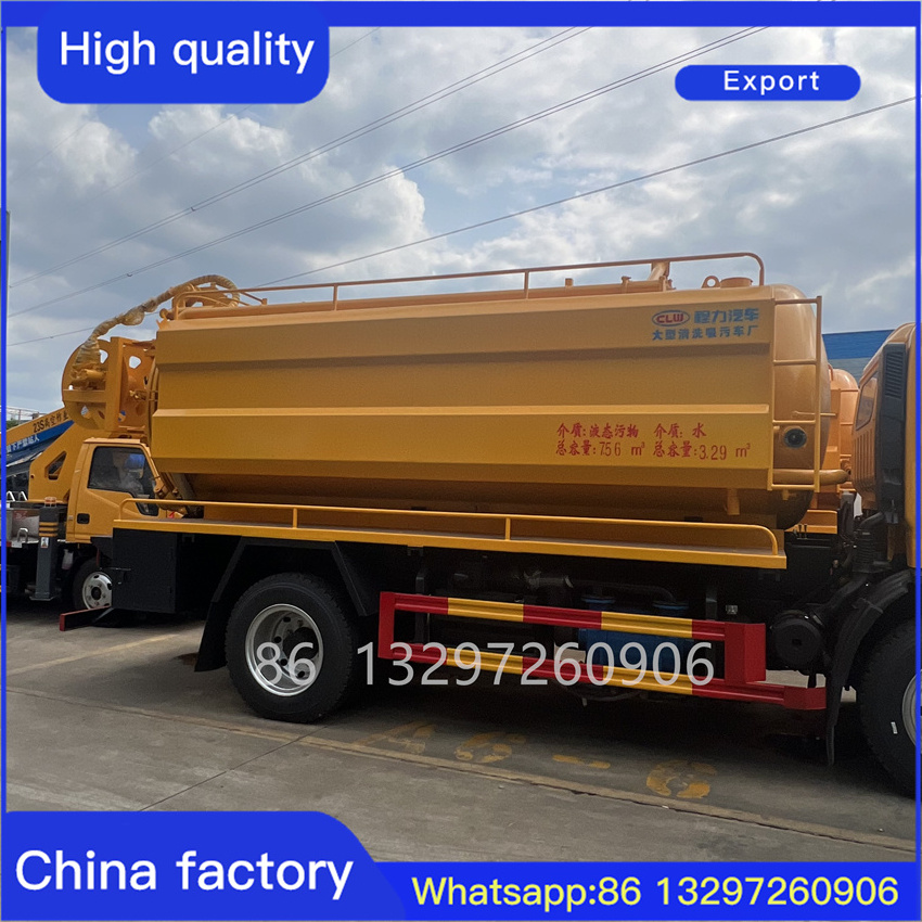 High quality  vacuum septic tank  fecal small cleaning sewage suction truck price