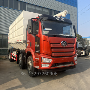 bulk animal feed transport truck