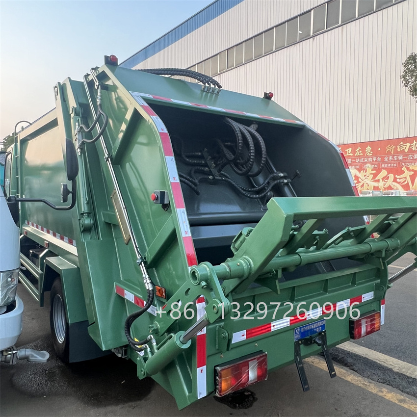 China good quality rubbish collection side load garbage compactor truck for sale in malaysia