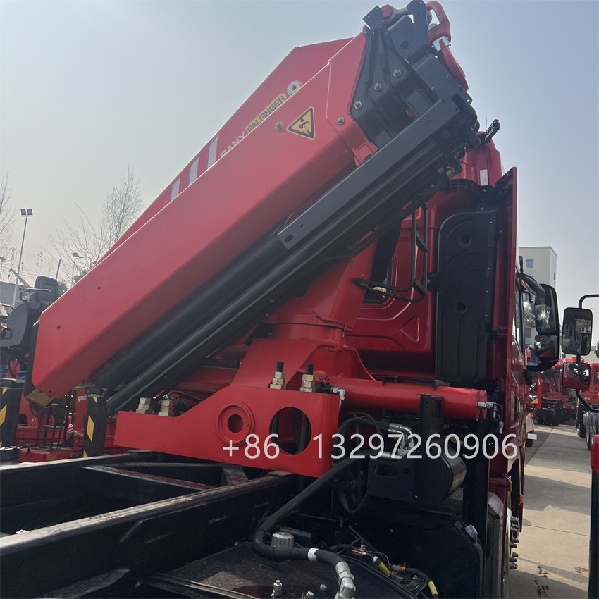 China factory Folding Knuckle Hydraulic Boom palfinger truck with trailer crane for sale