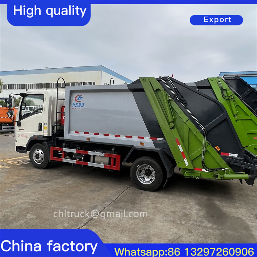 High quality  sinotruck howo garbage collection china compactor mini garbage trucks for sale