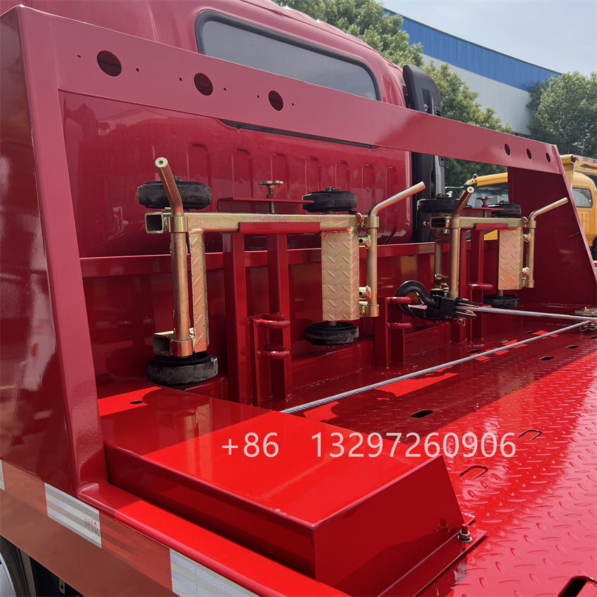 High quality large capacity 5 ton  flatbed isuzu wrecker bed tow truck for sale