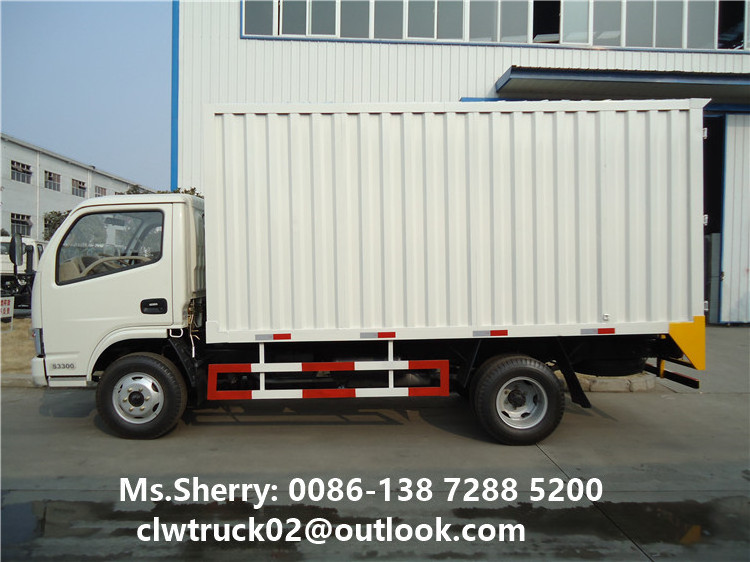 DONGFENG 3 Tons 5 Tons Van Cargo Truck Box Transportation Lorry