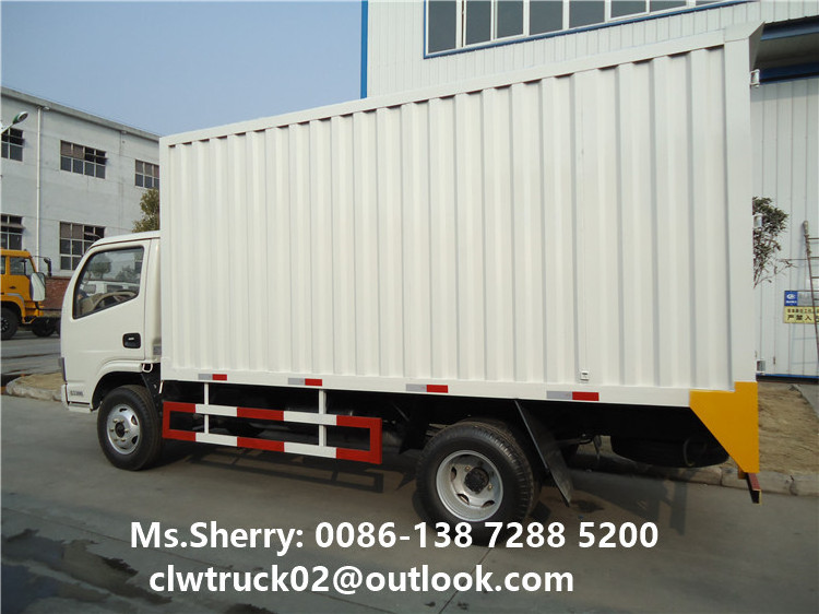 DONGFENG 3 Tons 5 Tons Van Cargo Truck Box Transportation Lorry