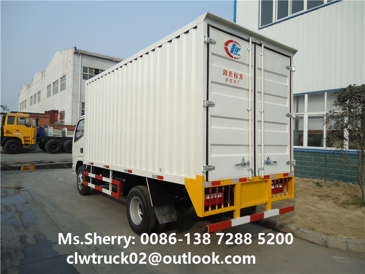 DONGFENG 3 Tons 5 Tons Van Cargo Truck Box Transportation Lorry