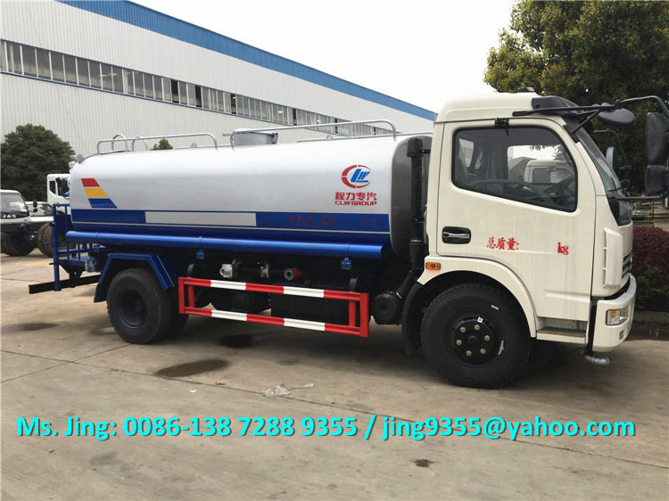 Cheap Price Dongfeng 4*2 water tanker truck, 6-7m3 used water tank truck for sale in Nigeria