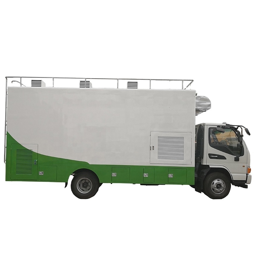 Good Price JAC 4*2 mobile food truck kitchen van truck for sale in Senegal