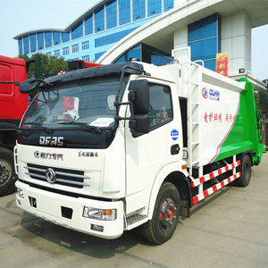 Euro 3 DFAC 5-6 tons compactor garbage truck prices,4x2 garbage truck with compactor