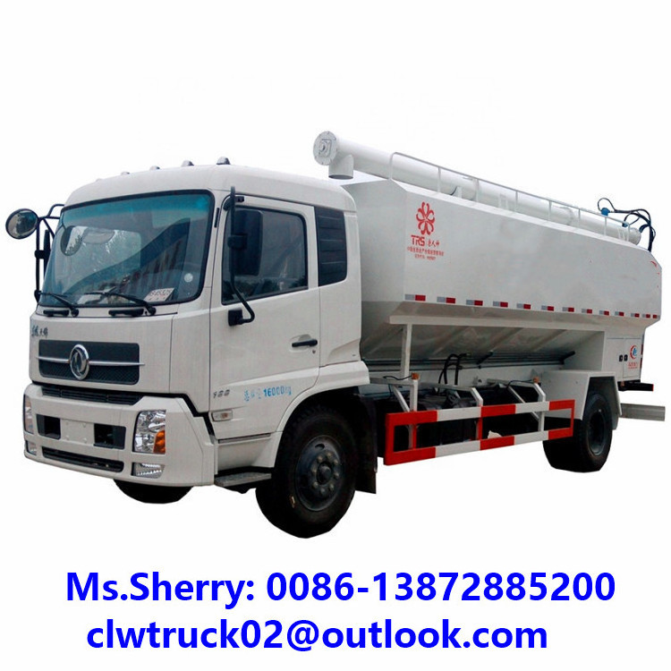 10 Tons Bulk Feed Truck DONGFENG 4*2 Bulk Feed Delivery Truck for Sale in Mongolia