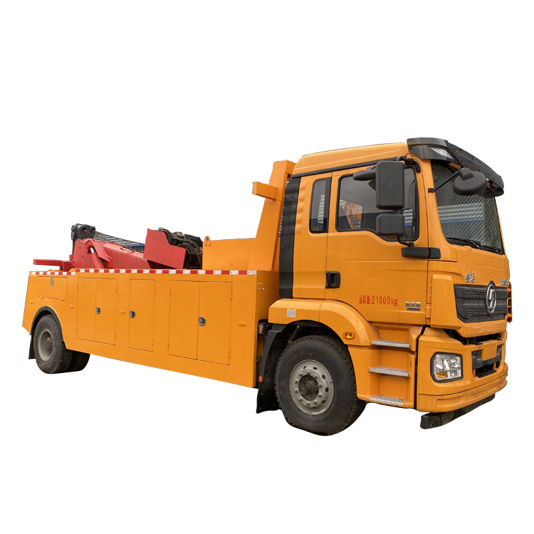 Hot Selling Tow Trucks Road Recovery SHACMAN 4x2 20 tons Mounted Crane Hydraulic Tow Trucks for Sale in Nigeria