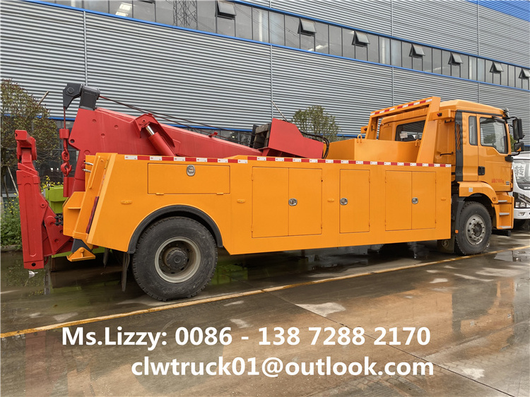 Hot Selling Tow Trucks Road Recovery SHACMAN 4x2 20 tons Mounted Crane Hydraulic Tow Trucks for Sale in Nigeria