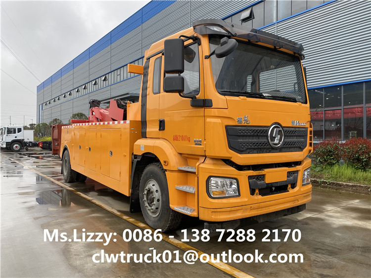 Hot Selling Tow Trucks Road Recovery SHACMAN 4x2 20 tons Mounted Crane Hydraulic Tow Trucks for Sale in Nigeria