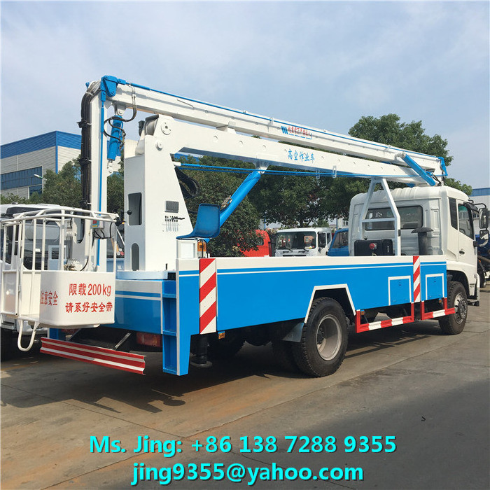 Dongfeng 20M 22M High Altitude Operation Aerial Man Lift Work Platform Truck For Sale