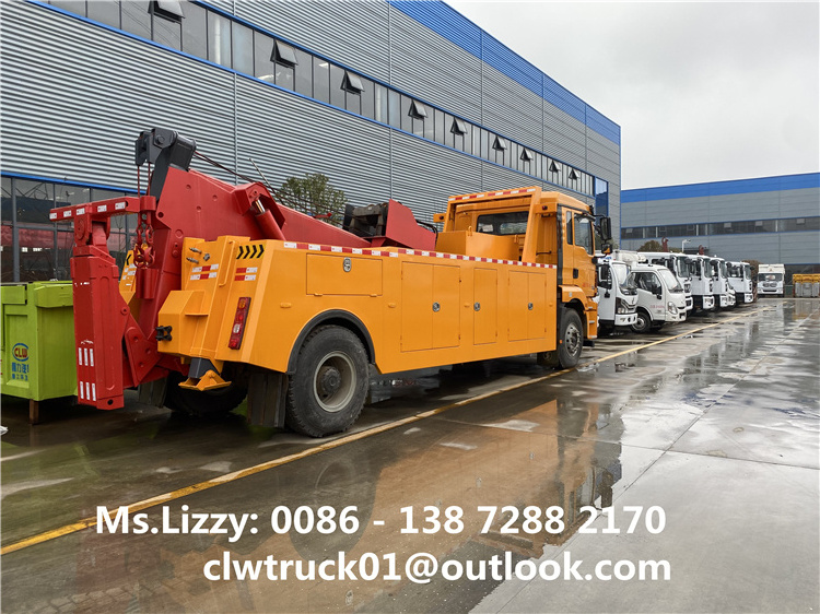 Hot Selling Tow Trucks Road Recovery SHACMAN 4x2 20 tons Mounted Crane Hydraulic Tow Trucks for Sale in Nigeria