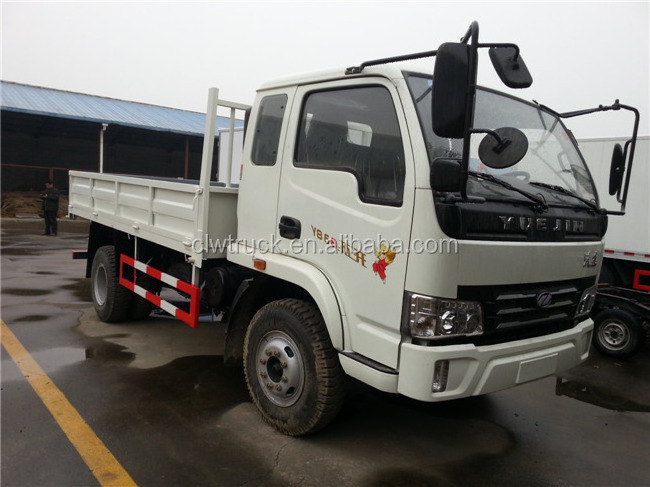 YUEJIN 5 tons cargo trucks,NJ3051 cargo truck 4200cc sale in Bolivia