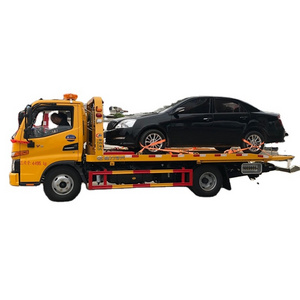 Factory Price JAC 5 Tons Flatbed Wrecker Towing Truck for Sale to Peru