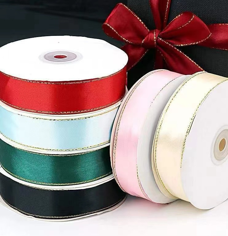 Factory wholesale cheap top quality 100% polyester satin ribbon for making DIY packing decorative