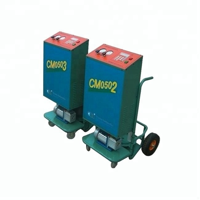 R134a recovery and charging station gas refrigerant R134a trolley refrigerant vacuum machine CM05