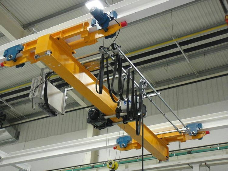 500kg 1/2/3/5/10 ton small overhead crane electric single beam suspension crane