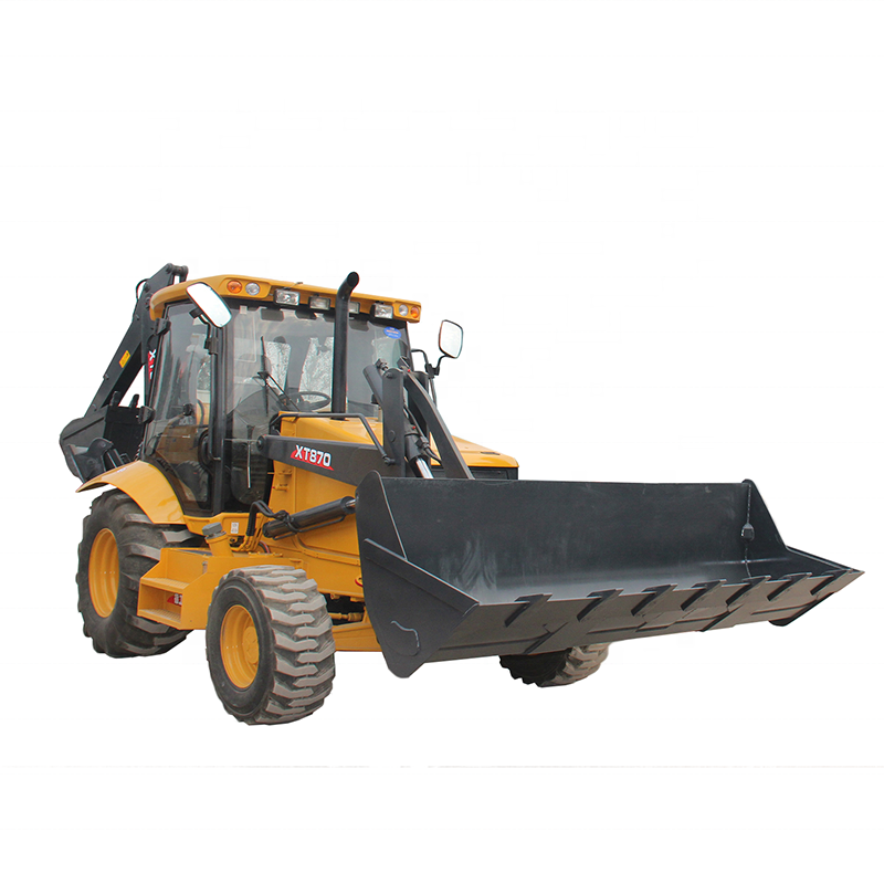 Chinese XT870 mini retroescavadora/backhoe loader with price