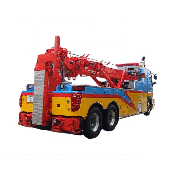 New design 60 ton QZF3B rotator tow truck for sale south africa