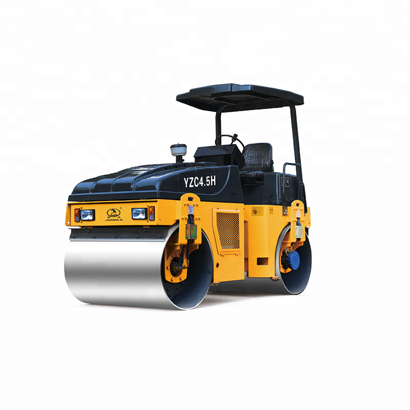 YZC4.5H 4.5 ton 5 ton double drum vibration roller for sale