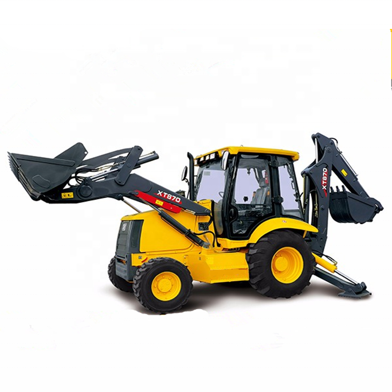 Chinese XT870 mini retroescavadora/backhoe loader with price