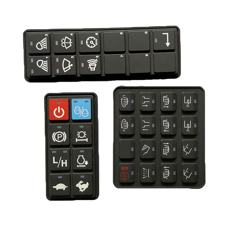 Rubber Button Keypad Hot Selling Switch Single Button Keypad Wholesale Price Silicone Customize Custom Keycaps Silicone Rubber