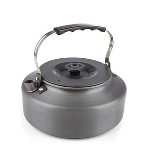 1.6L Outdoor Cooking Boiling Kettle Portable Camping Hiking Travel big capacity teapot Aluminum Alloy kettle