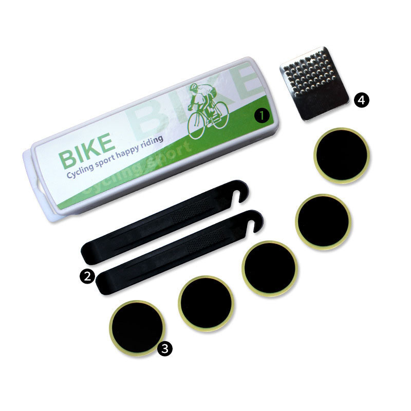 Bike Rubber Flat Tire Patches Fast Repair Tools No-Glue Adhesive Quick Drying Tyre Inner Tube Puncture Bicycle Fix Kits Cycling