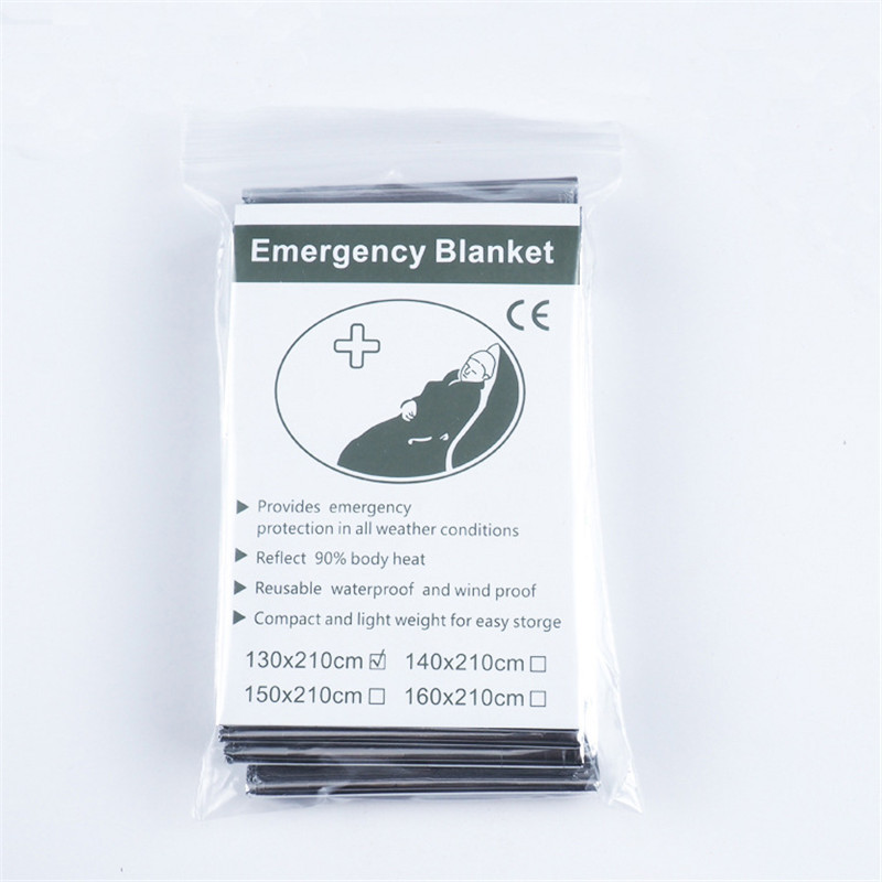 Cmart Outdoor Gold/Silver Mylar Survival Emergency Blanket