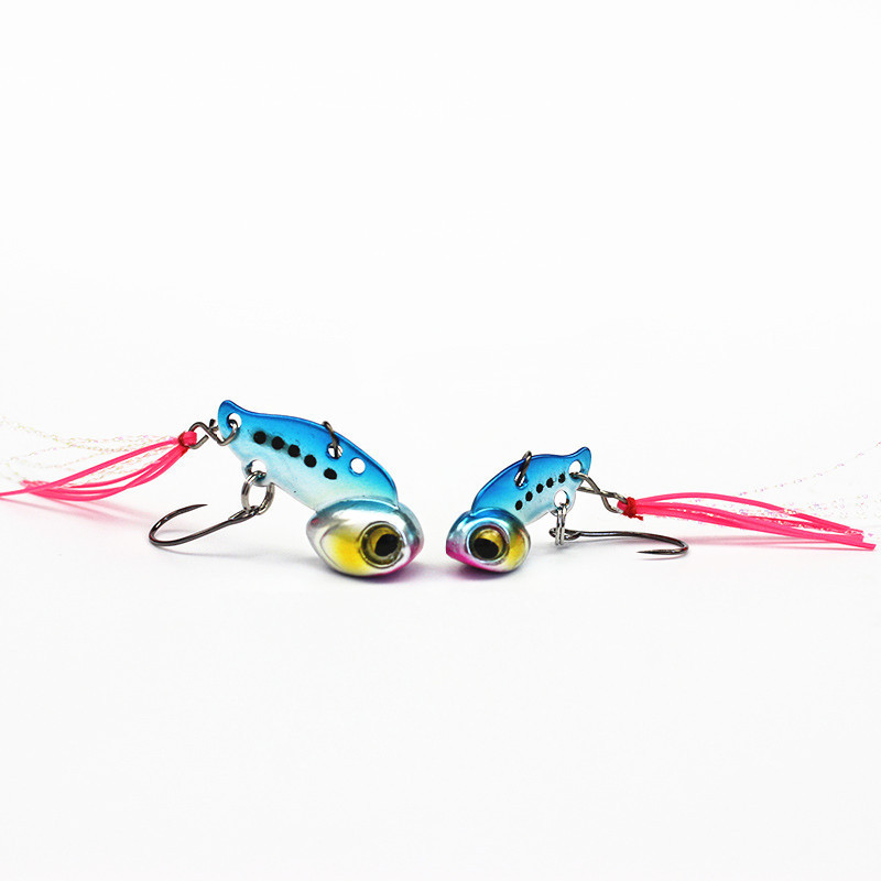 3g/6g Hard VIB Fishing Lures Metal Sinking Lures Fishing Jigs Spinner Blade Bass Walleyes Crankbaits Saltwater Freshwater