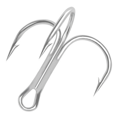 High Carbon Steel 3/0#,2/0#,1/0#,1#,2#,3#,4#,6#,8#,10#,12#,14# Solid Barbed Sharp Triple Hooks Treble Fishing Hook