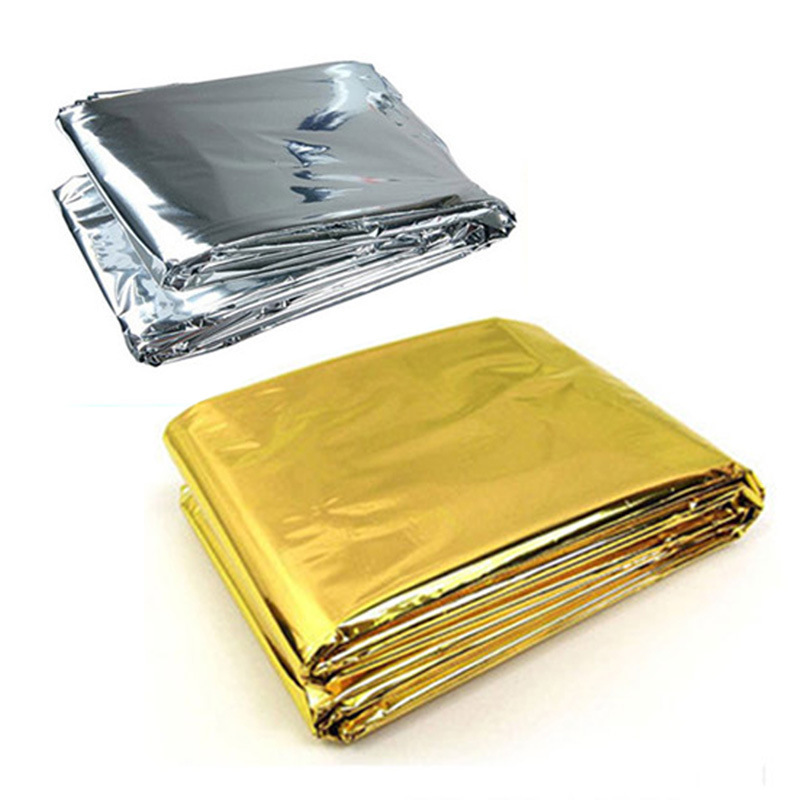 Cmart Outdoor Gold/Silver Mylar Survival Emergency Blanket