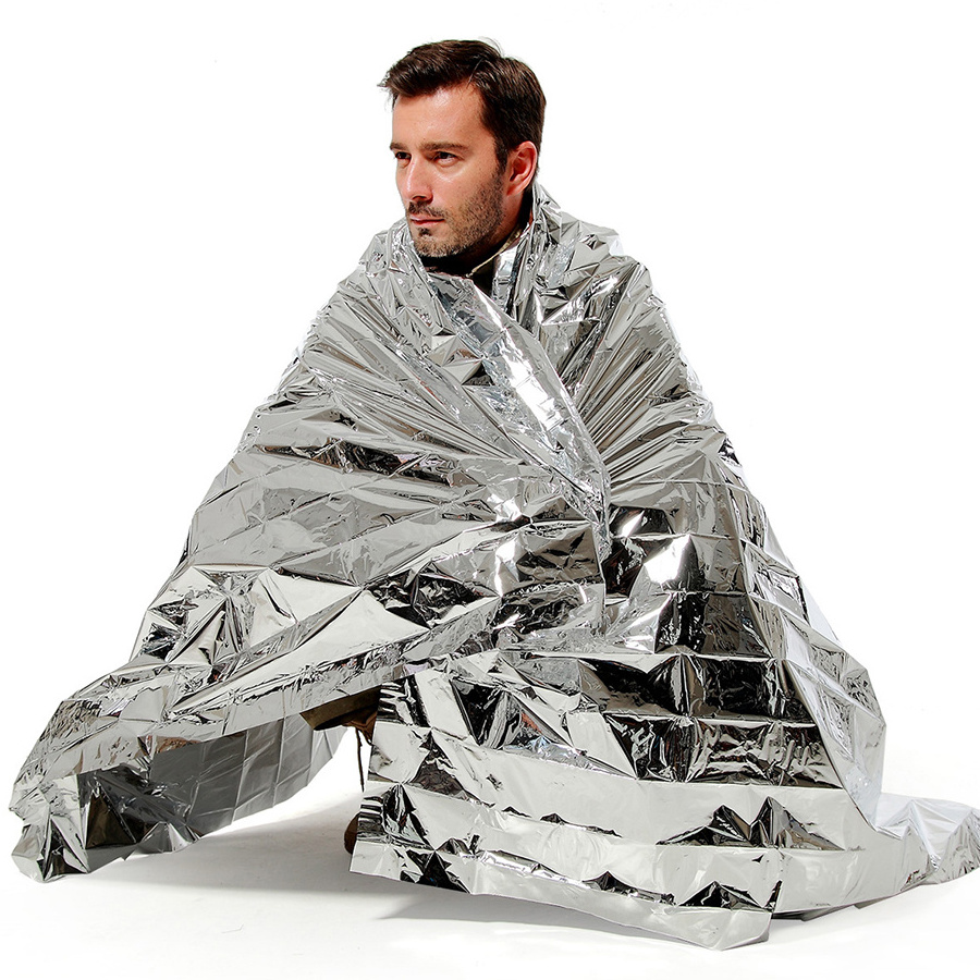 Cmart Outdoor Gold/Silver Mylar Survival Emergency Blanket