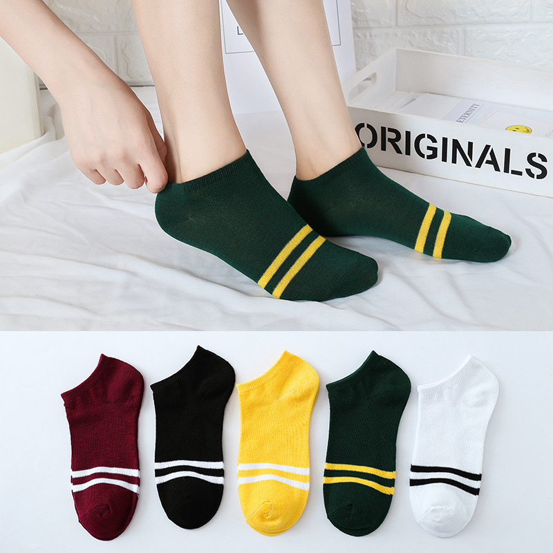 Cmax Wholesale Womens Cotton Sock Hosiery Solid Colour Women Ankle Socks